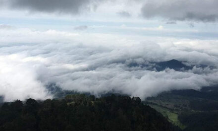 Como ‘estar entre las nubes’, así es la sensación en lo alto del Pico de Tancítaro
